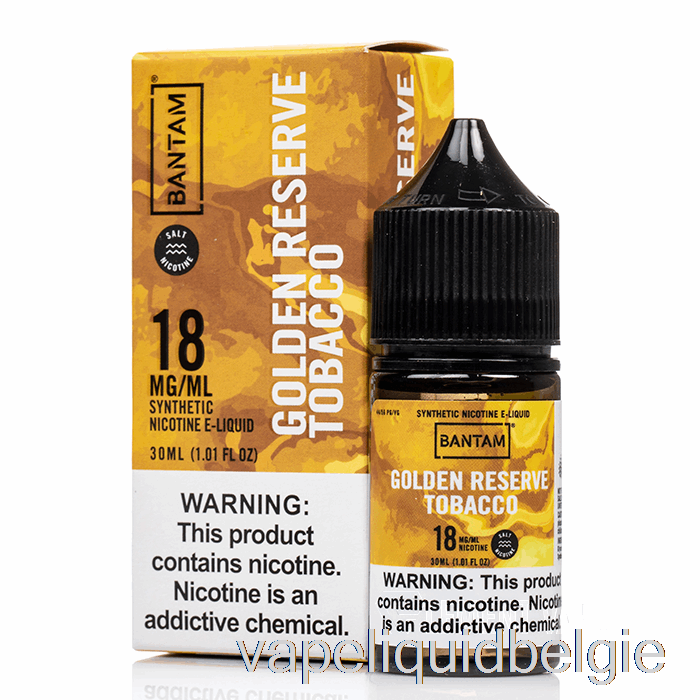 Vape Vloeibare Gouden Reservetabak - Krielzouten - 30 Ml 18 Mg